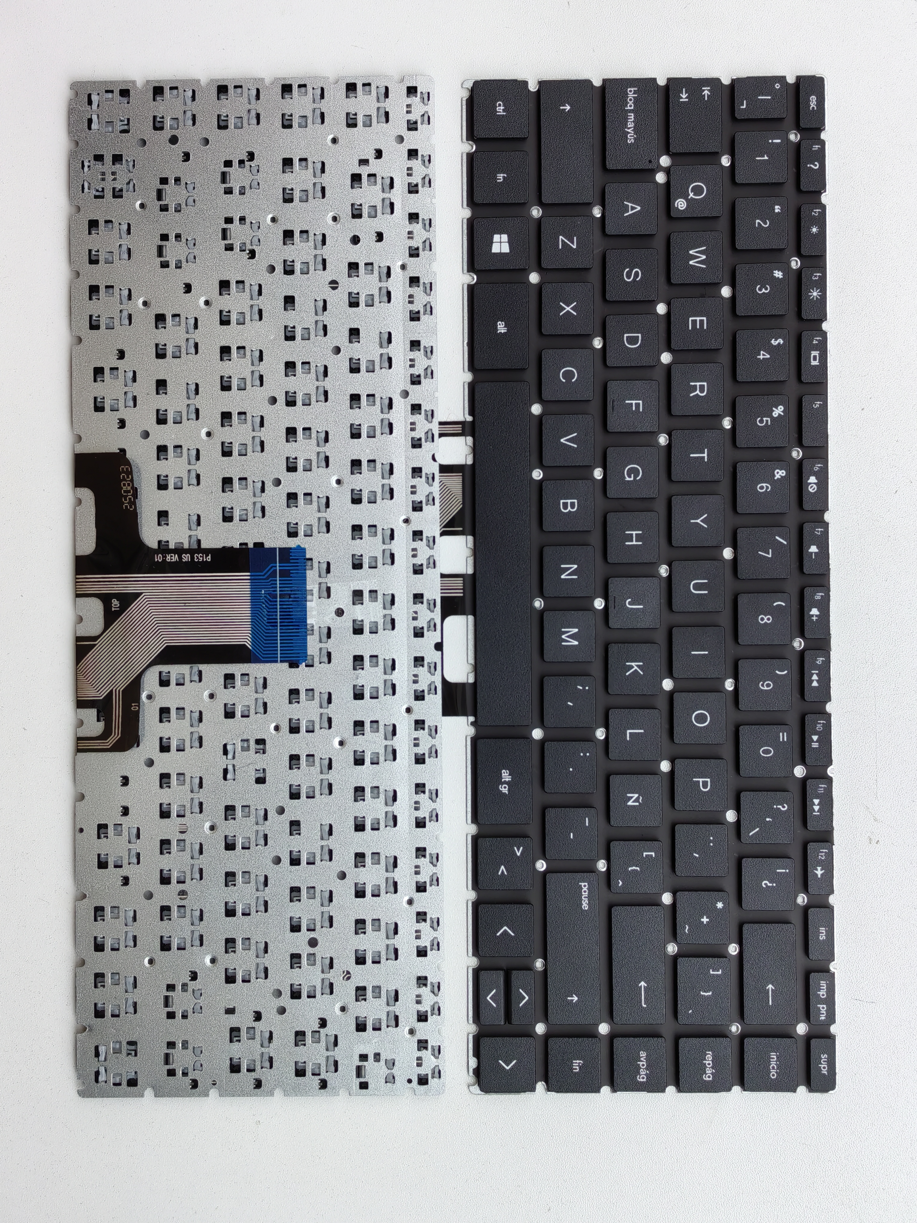 Picture of New Replacement Laptop Keyboard For HP 14-CE small carriage return BLACK (OEM) LA Layout